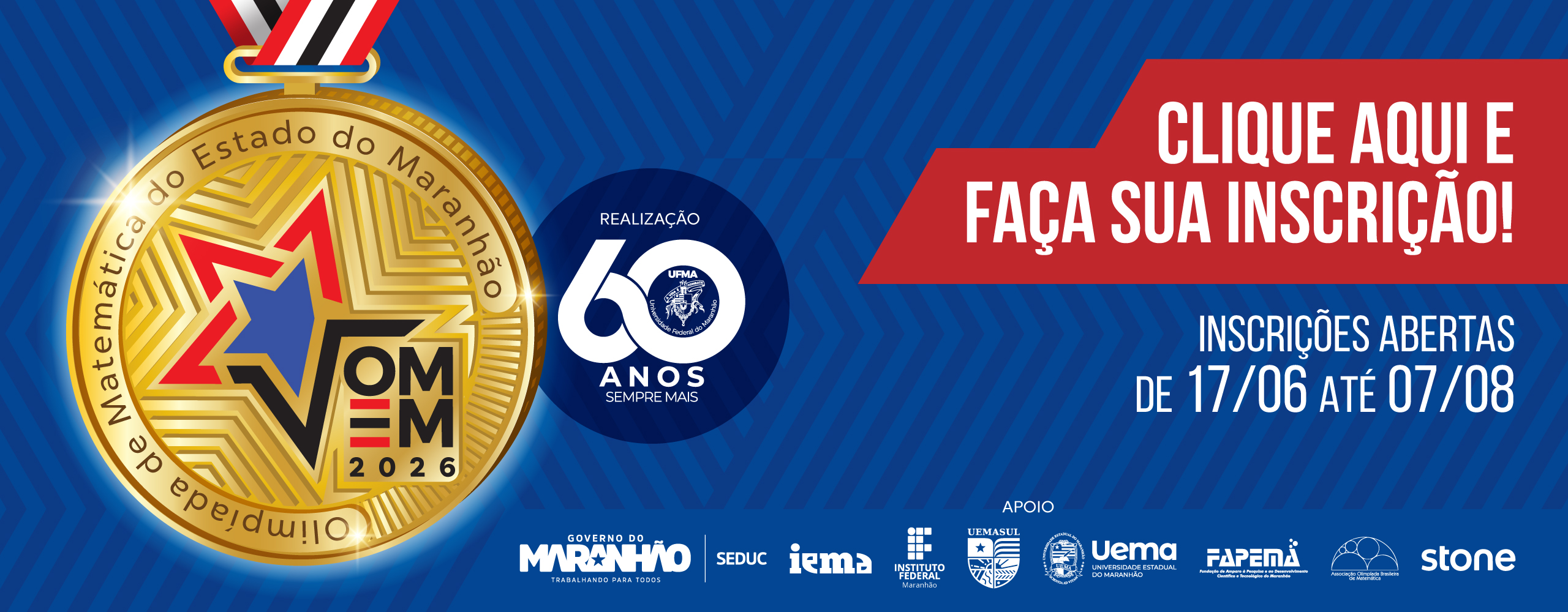 Inscrições OMEM 2026 - Clique para se inscrever